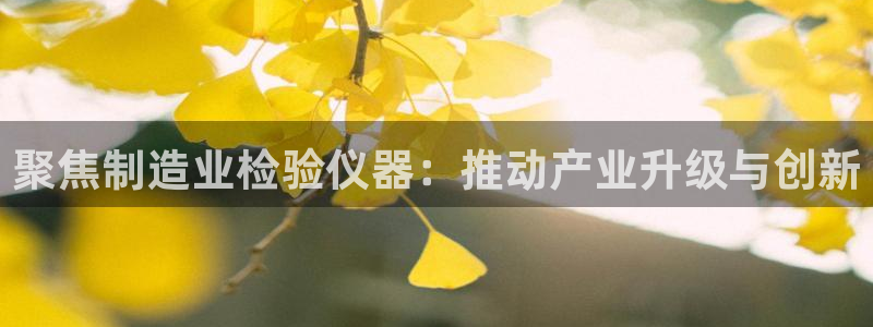 意昂3集团：聚焦制造业检验仪器：推动产业升级与创新