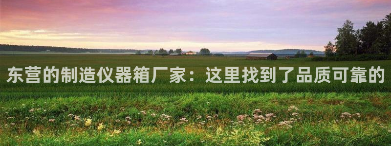 意昂体育3：东营的制造仪器箱厂家：这里找到了品质可靠的