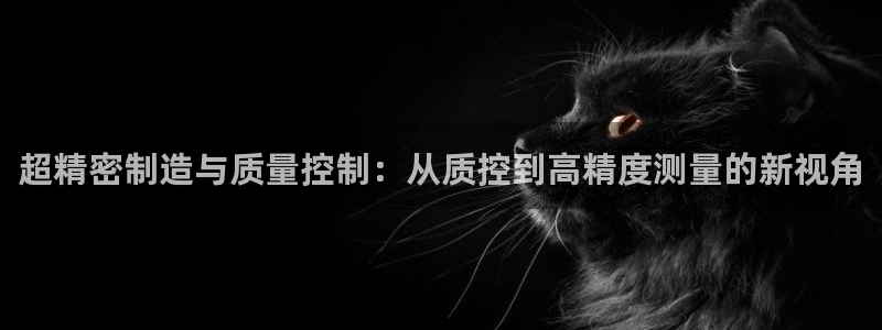 意昂3代理：超精密制造与质量控制：从质控到高精度测量的新视角