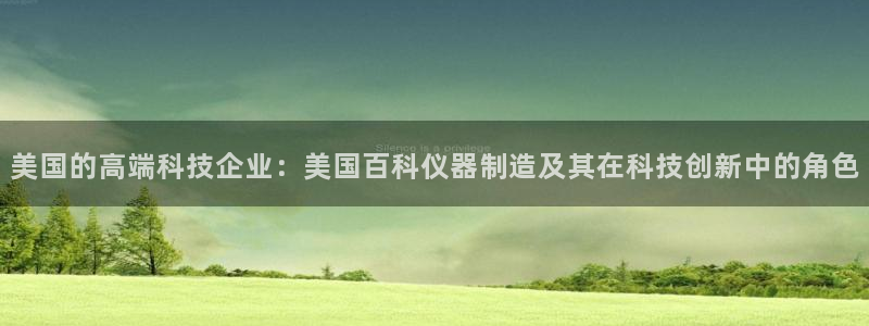 意昂体育3平台是正规平台吗安全吗：美国的高端科技企业：美国百