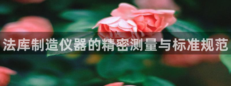 意昂3官方：法库制造仪器的精密测量与标准规范