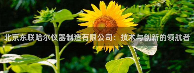 意昂体育3：北京东联哈尔仪器制造有限公司：技术与创新的领航者